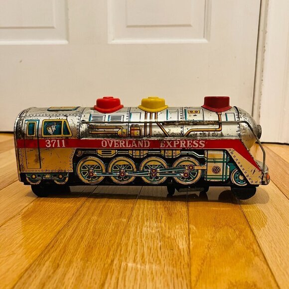 Other - Masudaya Tin locomotive OVERLAND EXPRESS vintage rare toy Made in Japan